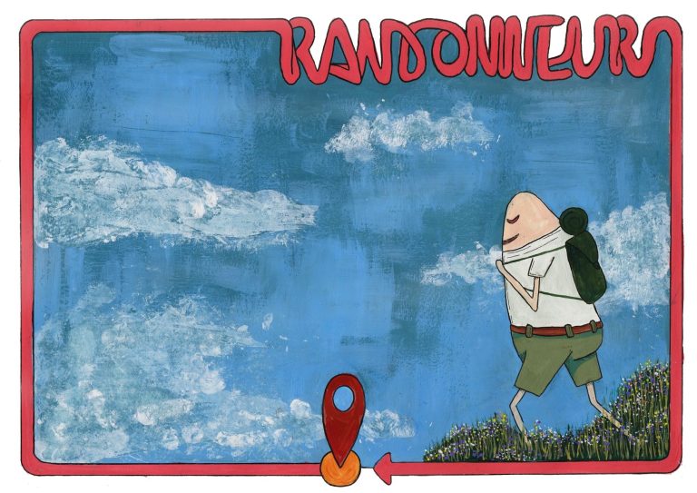 Plector qui fait de la randonnée